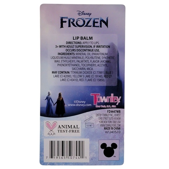 Disney Princess Frozen Barbie Flavored Lip Balm Gloss Lot of 4 2 Pks Girls Kids - Picture 3 of 9